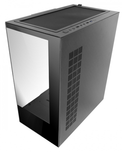 Caixa MARS GAMING MC-ULT,E-ATX XXL CUSTOM ,FRAMELESS 90º GLASS,FULL WATERCOOLING SUPPORT,BLACK