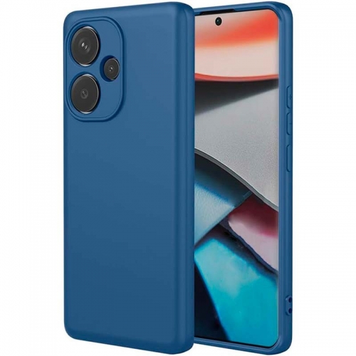 Capa Xiaomi Poco F6 5G Square Liquid Premium Azul