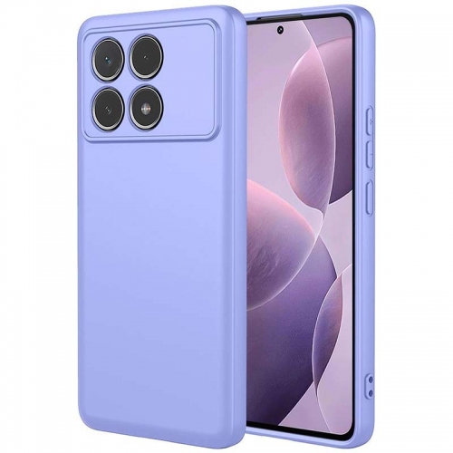 Capa Xiaomi Poco F6 Pro 5G Square Liquid Premium Lavanda