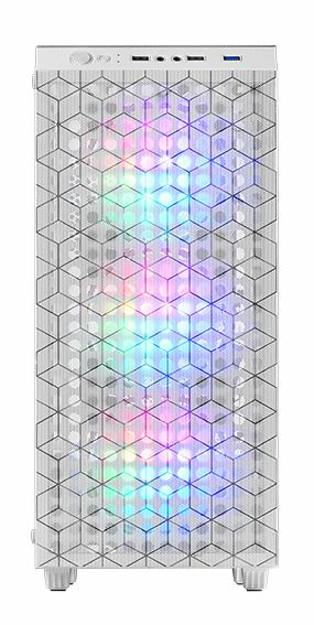 Caixa MARS GAMING MC-MAG,ATX PC ,DOUBLE MAGNETIC ANTI-DUST TOP + FRONT MESH,Branco