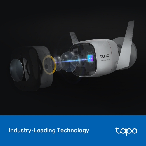 TP-LINK CAM SEGURANÇA WIFI EXTERIOR IP66 2K QHD