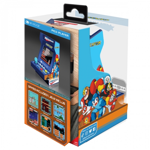 MY ARCADE PICO PLAYER MEGAMAN 3.7"6 GAMES DGUNL-7011