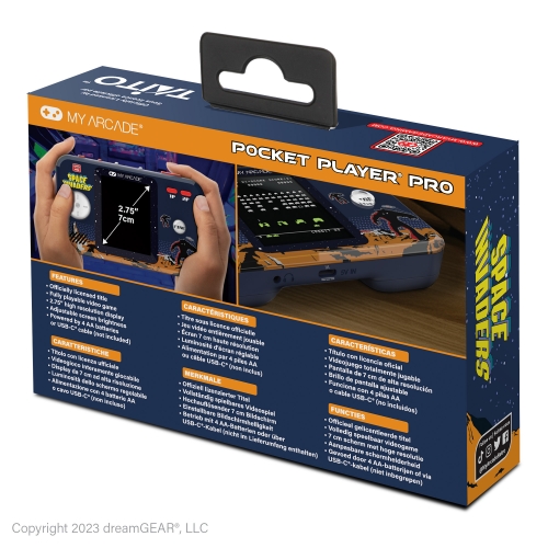 MY ARCADE POCKET PLAYER PRO SPACE INVADERS DGUNL-7006