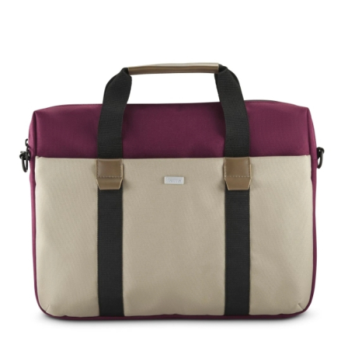 Mochila HAMA Silvan 40-41cm (15.6"-16.2") bordô/beige - 222063