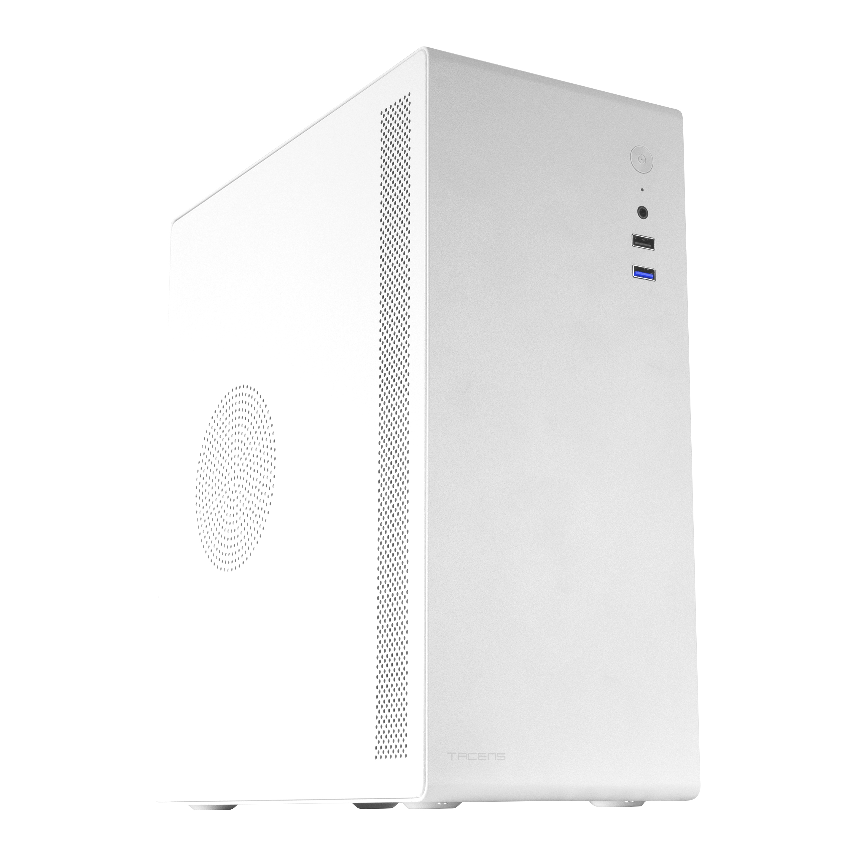 Caixa TACENS NOVAX,MICROATX ,FULL METAL DESIGN,1X 8MM FAN,Branco