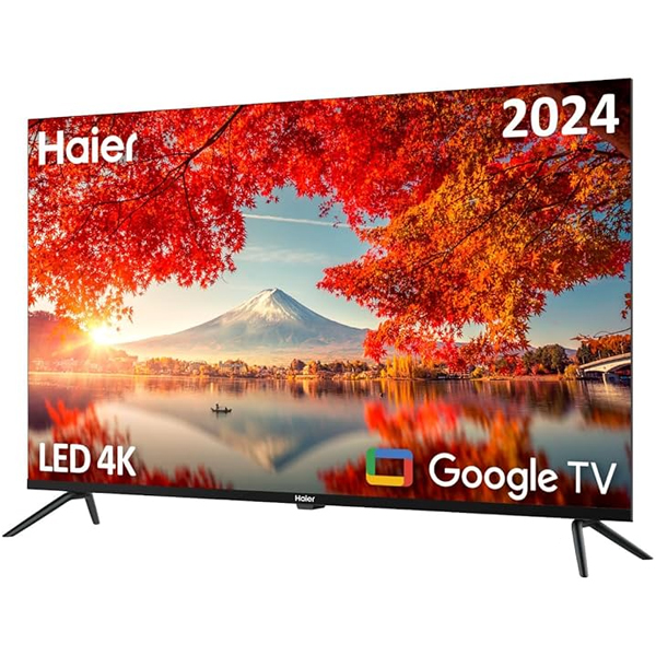 HAIER LED TV 50"4K LED SMART TV GOOGLE TV CHROMECAST H50K800UX