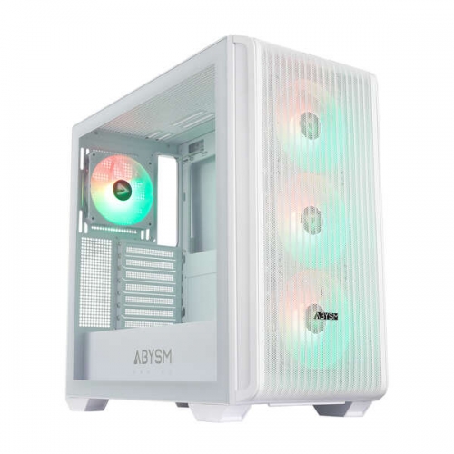 ABYSM GAMING CAIXA ATX DANUBE KAMP BX300 WHITE