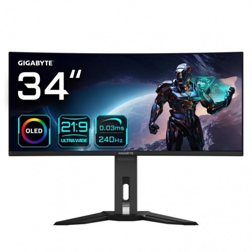 MONITOR GAMING GIGABYTE GS34WQC2 34"3440X1440 VA 2K