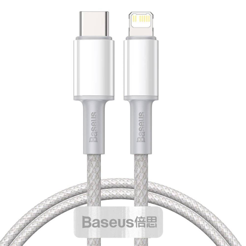 CABO BASEUS TYPE-C TO LIGHTNING 20W 1M WHITE