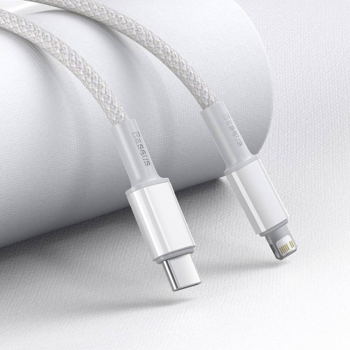 CABO BASEUS TYPE-C TO LIGHTNING 20W 1M WHITE