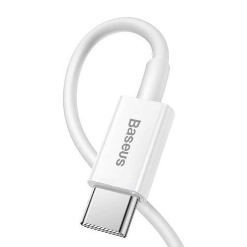 CABO SUPERIOR BASEUS TYPE-C TO LIGHTNING 20W 1M WHITE