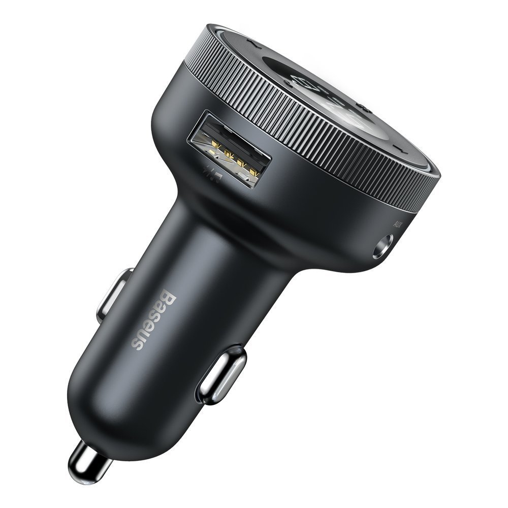 BASEUS- ENJOY CAR WIRELESS MP3/ CHARGER BLACK