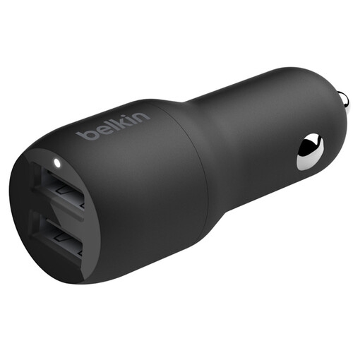 CARREGADOR DE ISQUEIRO BELKIN DUAL USB-A + CABO USB-C