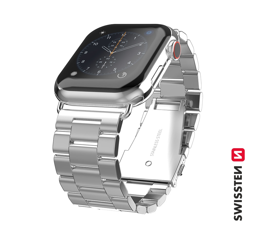 SWISSTEN - BRACELETE METAL APPLE WATCH 38/40/41MM SILVER