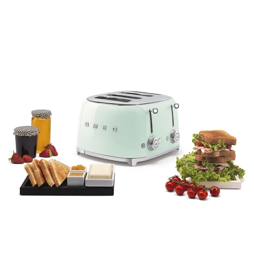 SMEG TOASTER 4X4 50´s STYLE PASTEL GREEN