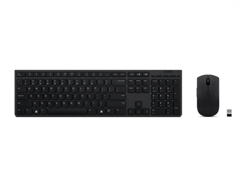 Lenovo Professional Wireless Rechargeable Keyboard and Mouse Combo Portugese