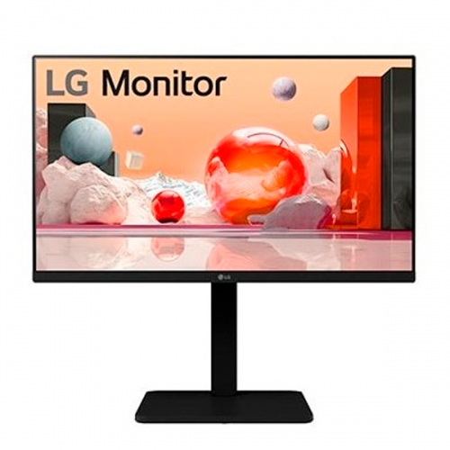 MONITOR LG IPS 24"(23.8) 16:9 FHD VGA DVI HDMI DP COLUNAS HAS PIVOT 24BA450