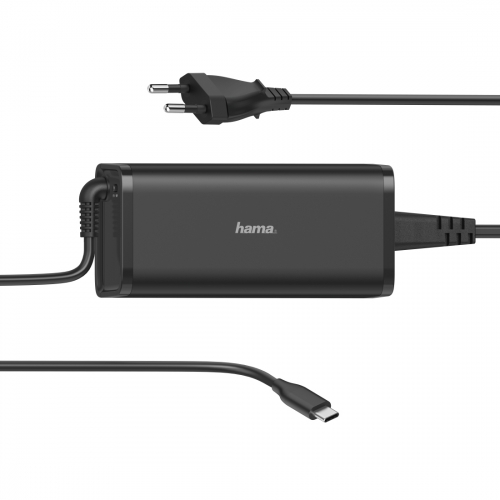 CARREGADOR HAMA NOTEBOOK USB-C 5-20V/92W - 00200007