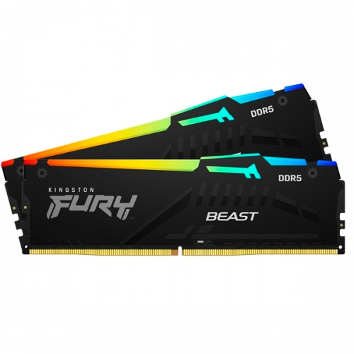 KINGSTON MEM 32GB 6000MT/s DDR5 CL36 DIMM (KIT2) FURY BEAST RGB EXPO