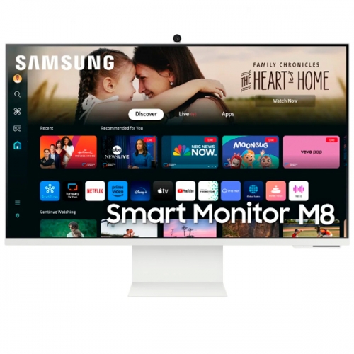 MONITOR SAMSUNG SMART M8 32"M80D 4K WIFI 400cd 4ms 3840X2160 BRANCO