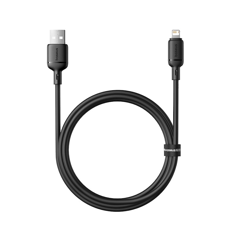 Cabo Silky Series USB to Lightning 2.4A 2m Cluster Black