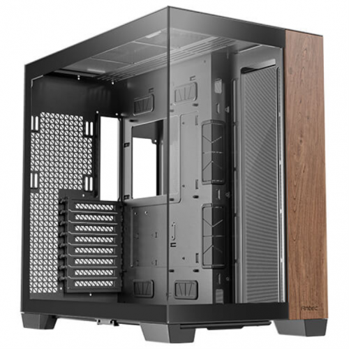 CAIXA GAMING ANTEC FISHTANK C8 WOOD E-ATX 2XUSB3.0 ,1XTYPE C 10GBPS S/F