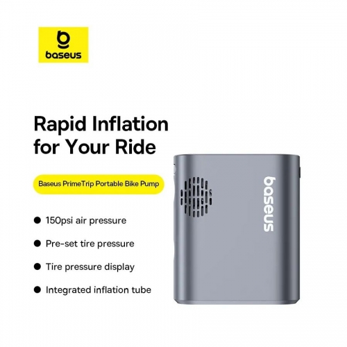 Baseus Primetrip Series Portable Bike Pump Cosmic Black
