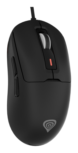 Rato Gamer Genesis Krypton 660 - Sensor Óptico 12000 DPI PAW3327 - 6 Botões - USB - Switches Huano Purple - Preto