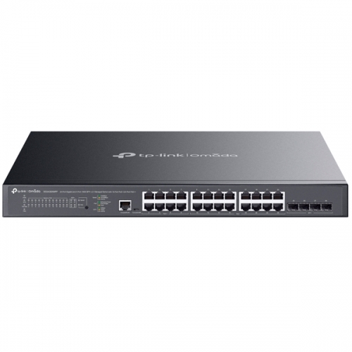 TP-LINK OMADA SWITCH 24-PORT X1000 + 4SFP+ 10GE L2+ MANAGED POE+