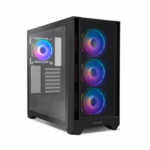 CAIXA NOX HUMMER PLASMA SEMIT ATX VENT ARGB 2X FRENTES