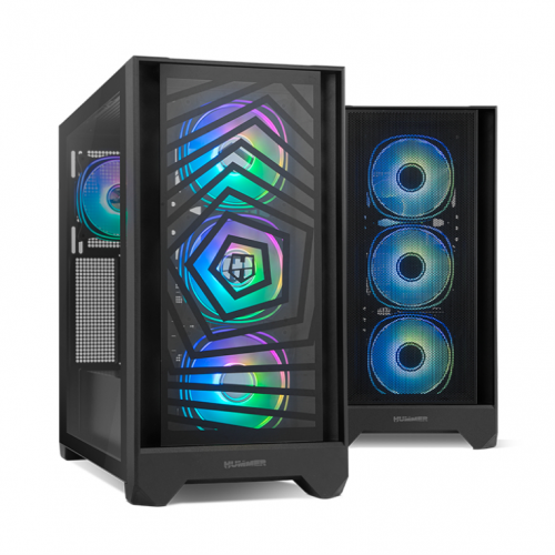 CAIXA NOX HUMMER PLASMA SEMIT ATX VENT ARGB 2X FRENTES