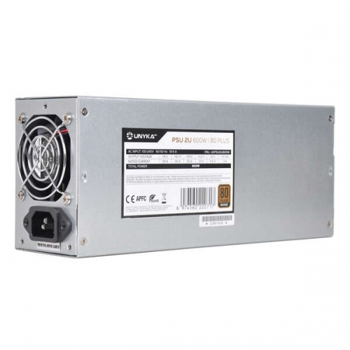 UNYKA PRO FONTE ALIMENTAÇAO FLEX 2U P CAIXA RACK 19"600W 80+BRONZE