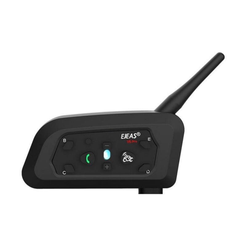 EJEAS V6 Pro+ Full Duplex para 6 interlocutores - Intercomunicador para moto
