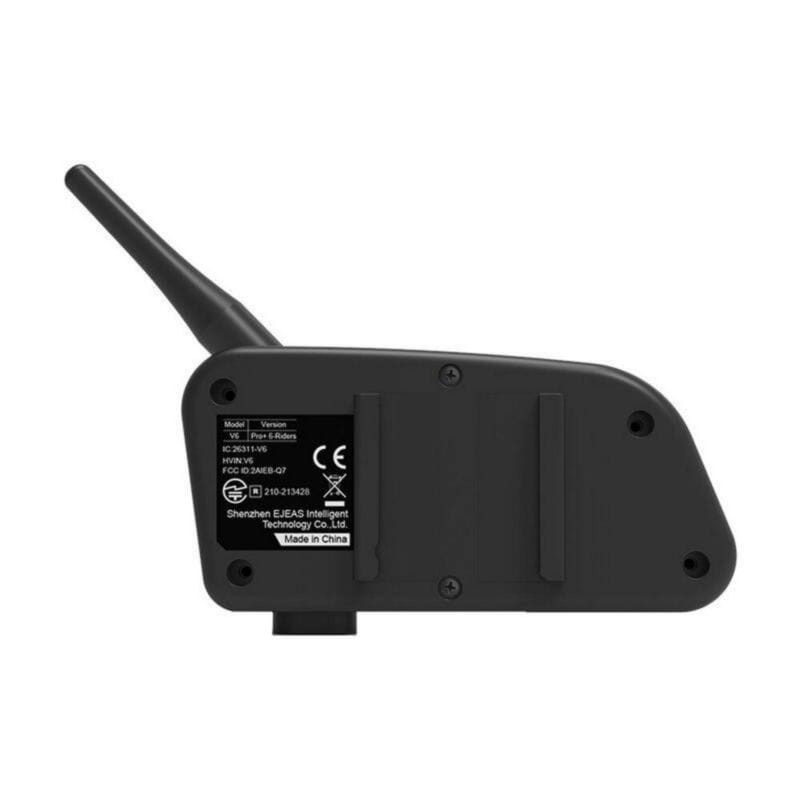 EJEAS V6 Pro+ Full Duplex para 6 interlocutores - Intercomunicador para moto