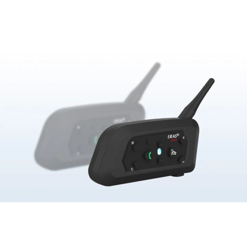 EJEAS V6 Pro+ Full Duplex para 6 interlocutores - Intercomunicador para moto