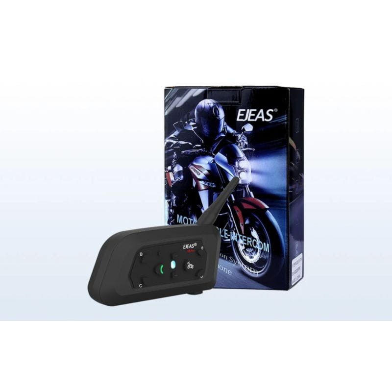 EJEAS V6 Pro+ Full Duplex para 6 interlocutores - Intercomunicador para moto