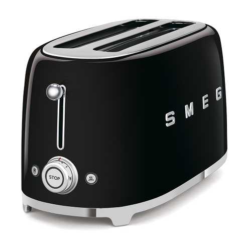 SMEG TOASTER 2X4 50´s STYLE BLACK