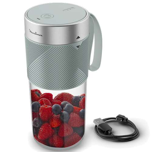 LIQUIDIFICADORA MOULINEX LIGHT MIX ON THE GO BLUE - LM1C0410