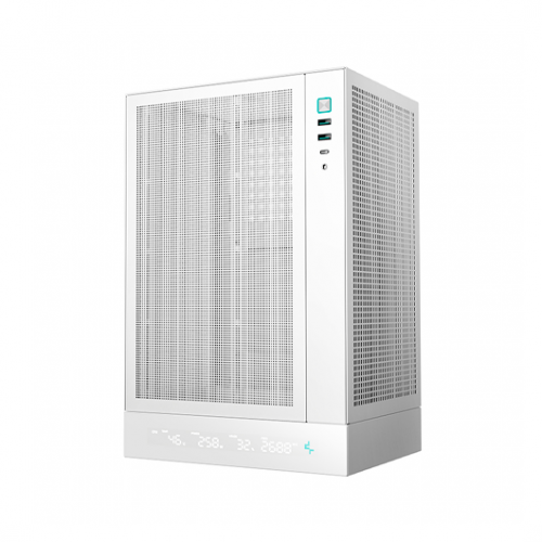 CAIXA M-ATX DEEPCOOL CH170 DIGITAL WHITE