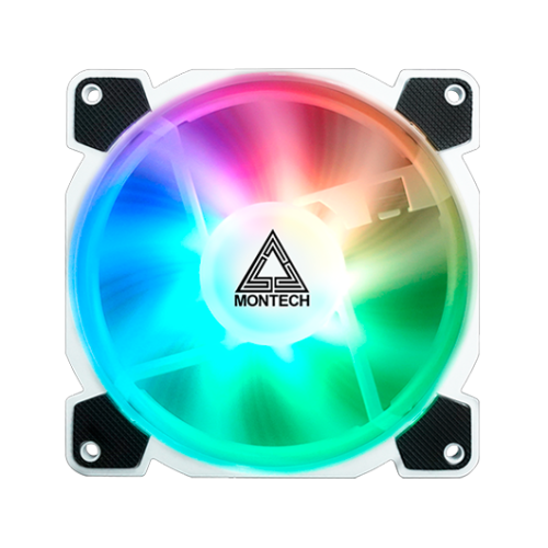 VENTILADOR 120X120 MONTECH AX120 PWM BLACK 3 IN 1