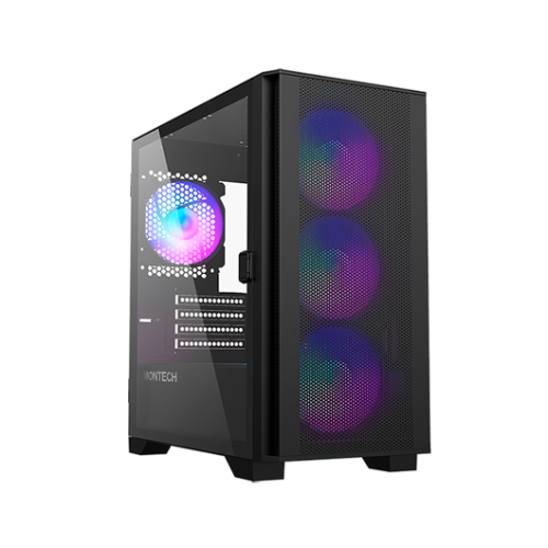 Caixa MICRO-ATX MONTECH AIR 100 ARGB Preto
