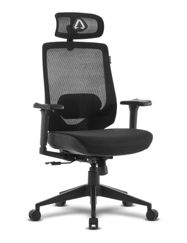 Cadeiras Mesh Alpha GAMER Stella Preto - Cadeira em malha