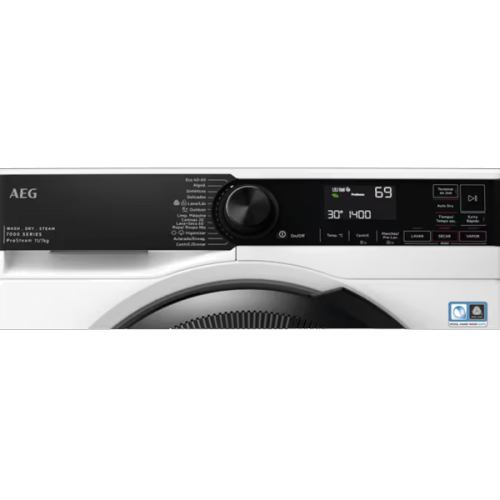 MÁQUINA DE LAVAR E SECAR ROUPA AEG - LWR7304L4B