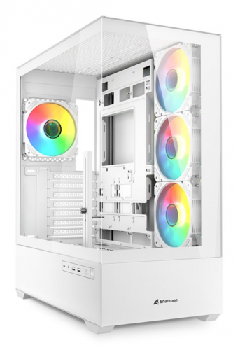CAIXA GAMING SHARKOON AK6 TGV ATX BRANCO