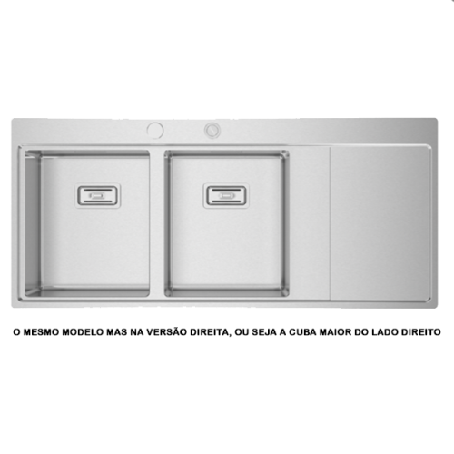 LAVA LOUÇA ESQUERDO ESCOVADO RODI - XERON 116 - L08X2MO2F248A2