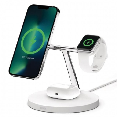 Cargador inalámbrico 3 en 1 con MagSafe de 15 W