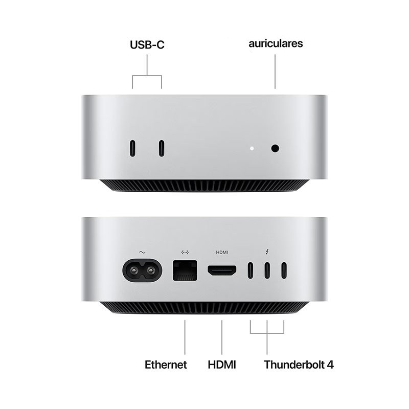 Apple Mac mini M4 24GB/512GB SSD macOS Prateado