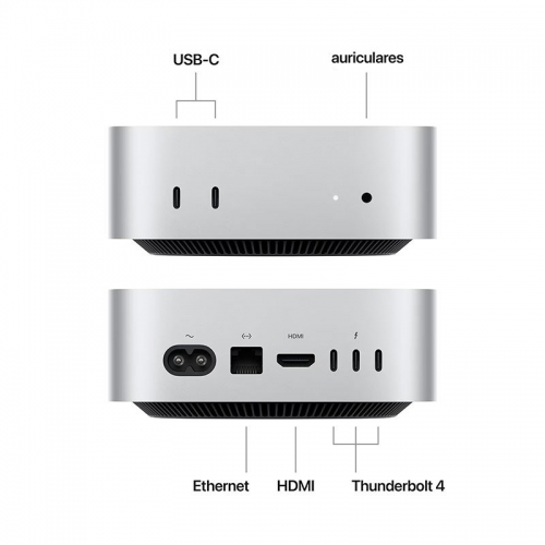Apple Mac mini M4 24GB/512GB SSD macOS Prateado