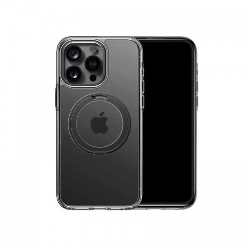 Capa Ostand Pro Series p/ iPhone 16 Pro - Clear-Grey