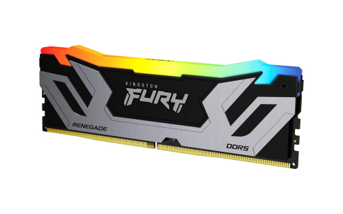 KINGSTON MEM 24GB 8400MT/s DDR5 CL40 CUDIMM FURY RENEGADE RGB SILVER XMP